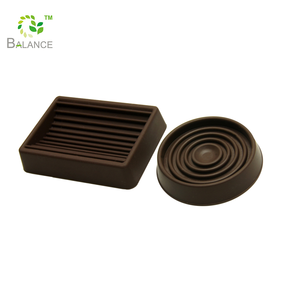 Лидер продаж, сверхпрочная противоскользящая резиновая роликовая чашка, предотвращающая появление царапин, напольные мебельные роликовые чашки