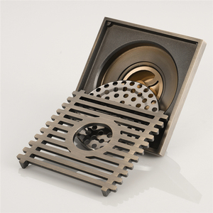 HIDEEP Siphon de sol anti-odeur 4 pouces au design moderne pour hôtels, avec installation et nettoyage faciles - Product Image 6