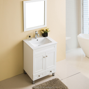 Piso de pie anrique estilo chino muebles de baño cajón de baño gabinete de baño doble lavabo - Product Image 3