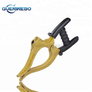 GNBEC-05 Tipe Amerika Kuningan/Tembaga 300A Klem Bumi Las Penjepit Tanah untuk Mesin Las - Product Image 2