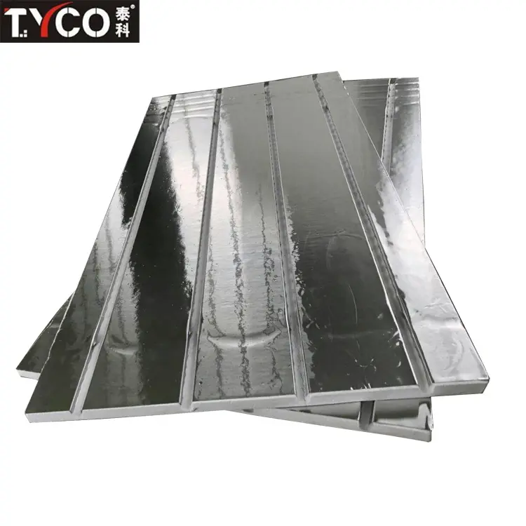 High Density 400kpa floor heating underlay EPS Foam Board with 0.2mm Aluminum Foil
