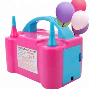 Pompa Elettrica Portatile Rosa per <span class=keywords><strong>Palloncini</strong></span>, <span class=keywords><strong>Gonfiatore</strong></span> Doppio 110V per Feste - Product Image 1