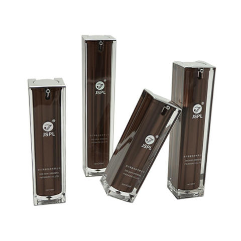 Cosmetic Bottle in square Shape and Airless Design