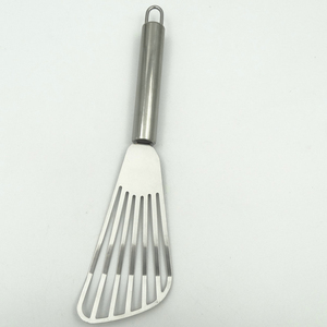New Slotted Turner <strong>Fish</strong> Drain <strong>Spatula</strong> Shovel Professional Stainless Steel Wholesale Cheap Kitchen Cooking BBQ Tools <strong>Spatula</strong> - Product Image 4