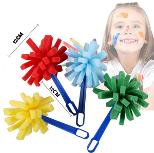 Lukisan Kuas Busa Roller Spons untuk Anak-anak DIY Kerajinan Lukisan Alat Set - Product Image 1