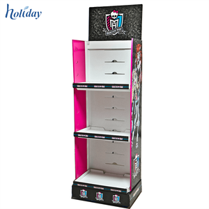 Negozio di vendita al dettaglio di promozione cartone da pavimento led display rack - Product Image 5