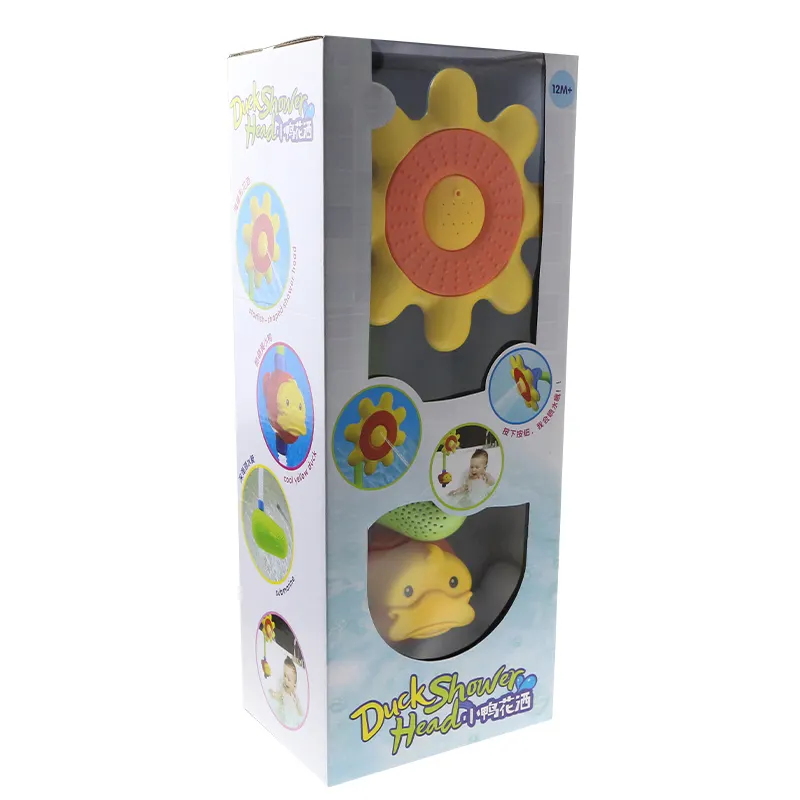 Baby Shower Bunga Matahari Mandi Mainan untuk Anak-anak/Bak Mandi Suction Mainan/Pipa Air Kamar Mandi Mainan Permainan