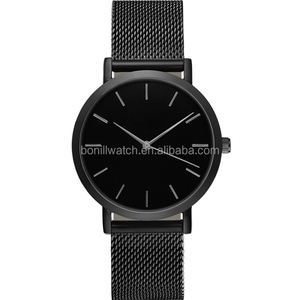 reloj de oro hombres calientes de la venta <span class=keywords><strong>del</strong></span> asunto reloj de hombre con <span class=keywords><strong>el</strong></span> oro plateado banda de malla - Product Image 4