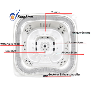 Contrôleur Balboa JCS-88 <span class=keywords><strong>pour</strong></span> <span class=keywords><strong>spa</strong></span> de massage et jacuzzi, 7 places - Product Image 3