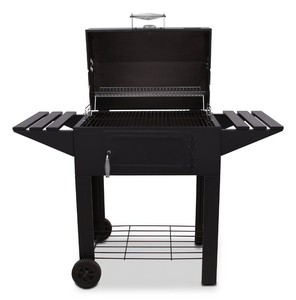 Ghisa barbecue del carbone <span class=keywords><strong>di</strong></span> legna barbecue con regolazione fuoco griglia& trolly carrello per esterna attrezzature da cucina - Product Image 3