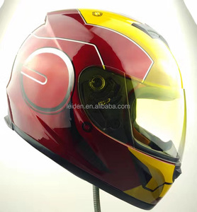Hierro-hombre diseño dot casco de la motocicleta al por mayor - Product Image 1