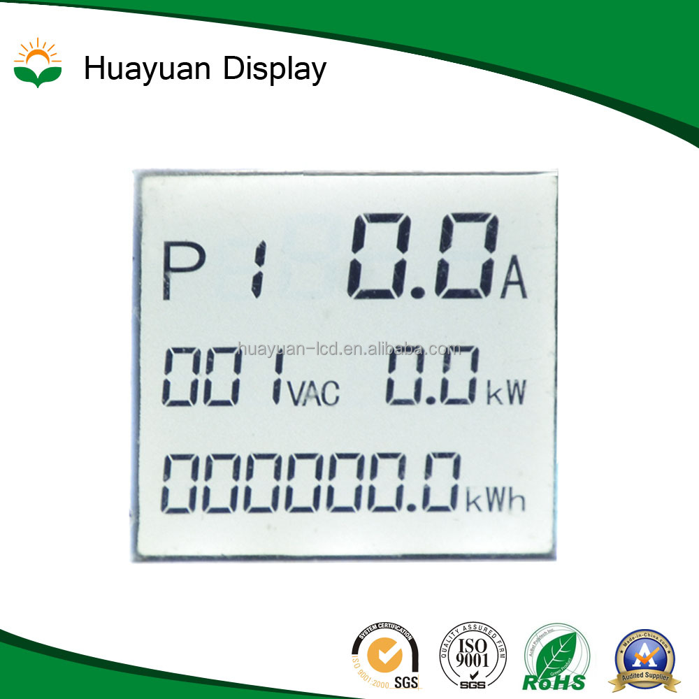 Индивидуальные прозрачный 7-сегментный ЖК-дисплей модуль