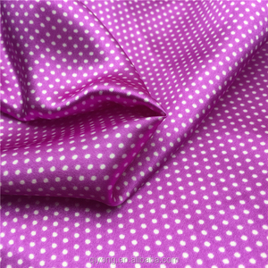 Tela Satén de Poliéster 100% con Estampado de Puntos, Suave como la Seda, para Vestidos de Novia, Pañuelos y Bufandas, Gran Venta - Product Image 2