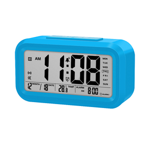 2021 Funny Digital Talking Alarm Clock with ABS Material and Temperature Display for Blind People