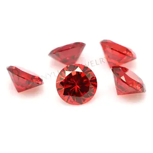 Shiny polishing competitive price raw garnet stone cubic zirconia