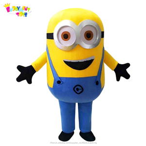 Jouissance CE de bande dessinée <span class=keywords><strong>minion</strong></span> mascotte costumes pour adultes, utilisé de mascotte costumes pour vente EM-209 - Product Image 2