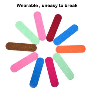 Mini <span class=keywords><strong>lime</strong></span> à ongles <span class=keywords><strong>en</strong></span> <span class=keywords><strong>bois</strong></span> jetable pour manucure professionnelle, outil de soins des ongles - Product Image 2
