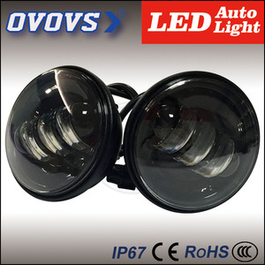 OVOVS techo del coche niebla <span class=keywords><strong>de</strong></span> la lámpara <span class=keywords><strong>4x4</strong></span> 30 w 4.5 pulgadas led linterna auto para har ley <span class=keywords><strong>de</strong></span> j -Eep motocicleta - Product Image 4