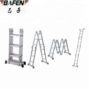 Thang Giàn Giáo Heavy Duty Nhôm Khổng Lồ 12 Feet Đa Mục Đích Gấp Bước Mở Rộng - Product Image 2