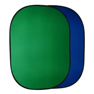 Bảng Điều Khiển Phông Nền <span class=keywords><strong>Chromakey</strong></span> Green + Blue 2 Trong 1 Có Thể Gập Lại 150X200Cm - Product Image 1