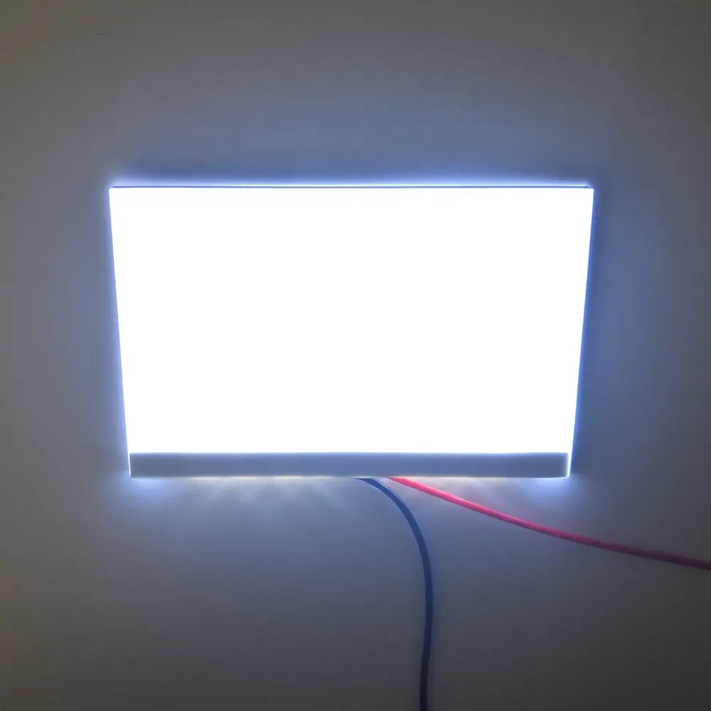 Супер тонкая белая светодиодная подсветка edge lit для номерного знака дома