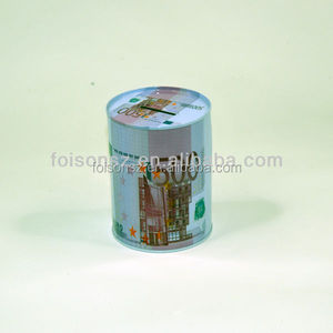 กล่องเก็บเหรียญดีบุกทรงกลมพร้อมโลโก้ออกแบบได้ตามต้องการ - Product Image 3