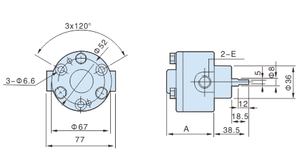 <span class=keywords><strong>Bomba</strong></span> Cicloidal Bidireccional BAOTN HEAVY para Sistema de Lubricación Central - Product Image 3