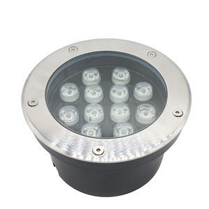 Lampes enterrées d'extérieur 12W AC85-265V <span class=keywords><strong>LED</strong></span> pour jardin, chemin, <span class=keywords><strong>sol</strong></span>, éclairage encastré au <span class=keywords><strong>sol</strong></span> - Product Image 1