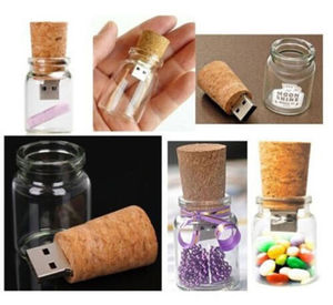 Trôi chai thủy tinh bằng gỗ <span class=keywords><strong>USB</strong></span> 2.0 Flash Drive Bộ nhớ 32GB 3.0 <span class=keywords><strong>USB</strong></span> Stick 8GB 16GB cho Quà tặng khuyến mãi - Product Image 5