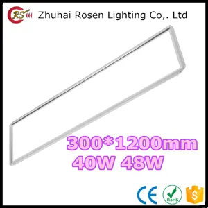 Led الإنارة لوحة إضاءة مصباح ليد 40w 48w Led لوحة مصباح إضاءة سقف 30x120 سنتيمتر 30x120 سنتيمتر