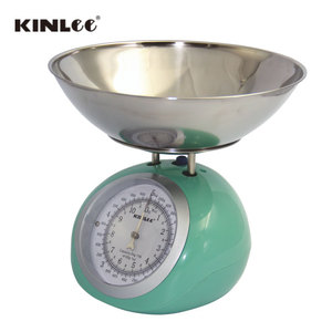새로운 2kg 전통 무게 주방 무게 팬 레트로 스케일