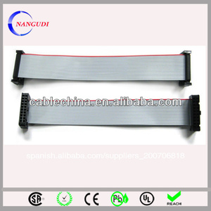 Ul 2651 28 awg 30cm 2.54mm de tono de idc conector hembra arnés de cable plano - Product Image 1