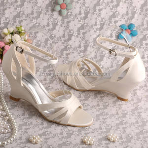 Customized <strong>Navy</strong> Wedge <strong>Sandals</strong> <strong>Wedding</strong> - Product Image 4
