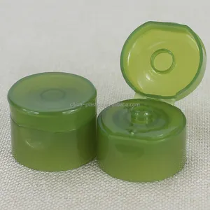 Çin tedarikçisi D30mm Plastik kapak üst tüp kap ile yeşil renk