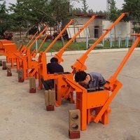Machine à fabriquer des briques d'argile non brûlées Interlock QMR2-40 à Dubaï, au Kenya