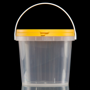 1ถึง2l แถบฉีกขาดฝาถังพลาสติกกลมสำหรับอาหาร - Product Image 4