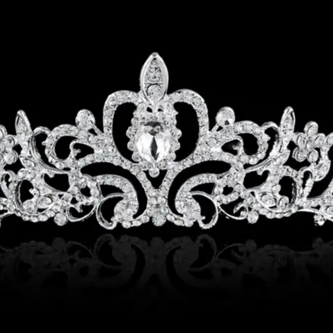 Hoge Kwaliteit Voor Volwassen Haaraccessoires Rhinestone Crystal Bling Tiara En Wedding Crown Ballet Dans Accessoires