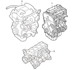 Genuino Puma motor Euro V 2.2L 135PS para tránsito Ford DU4D225H - Product Image 1