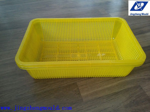 Molde De Injeção De Plástico Personalizado Para Cesta De Mercadoria De Plástico/Balde/Mesa - Product Image 3