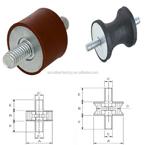 Hazır özel kalıplı M3 M4 M5 silikon EPDM endüstriyel amortisör kauçuk egzoz titreşim damperi mühür conta kauçuk - Product Image 1