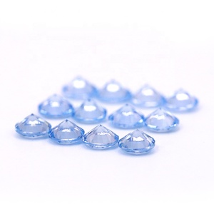 1000ピース/パック1-3mm #108スピネルジェムストーンルースラボ作成ストーン108 # ライトアクアマリンブルーラウンドカット合成スピネル - Product Image 6
