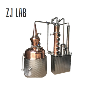 ZJ laboratorio 200L <span class=keywords><strong>doctor</strong></span> brandy de cobre rojo y Material de acero inoxidable de la destilería de etanol destilador - Product Image 1