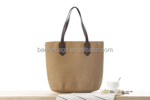 Para mujer Verano <span class=keywords><strong>Mar</strong></span> Playa <span class=keywords><strong>Trenza</strong></span> Tejida Hombro <span class=keywords><strong>Del</strong></span> Totalizador <span class=keywords><strong>Del</strong></span> Bolso de la Paja de la Rota - Product Image 2