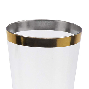 Copas desechables de plástico para vino tinto, copas de champán para cóctel, fiesta de boda, copa de cocina occidental de Navidad, 6 uds.