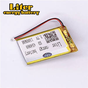 Spina 1.5-<span class=keywords><strong>2</strong></span> P batteria ai polimeri di 3.7 V 454060 1500 mah al litio di vendita Calda ricaricabile lipo batteria - Product Image 2