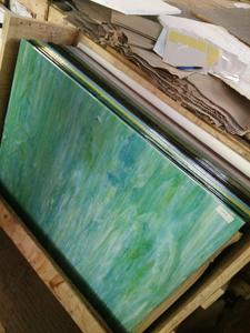 Lampe <span class=keywords><strong>tiffany</strong></span> décorative de haute qualité matériau de dôme de plafond feuille de verre solide teinté 3mm - Product Image 4