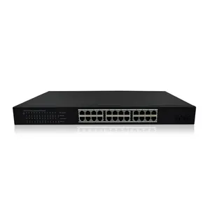 802.3ab/z/af/at 10000Base-tx 48v PoE anahtarı SG1241P 24 port gigabit ethernet PoE anahtarı