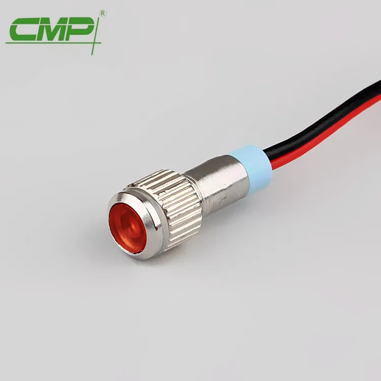 CMP 6mm metalen led signaal lichten waterdichte micro mini led verlichting