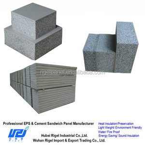 Cercas de aislamiento térmico que absorbe el sonido rápido y de bajo costo eps panel de pared sándwich - Product Image 1