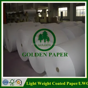 LWC paper for printing magazines and books